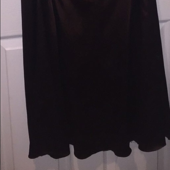 Brown and Teal Prom Dress - Picture 4 of 6